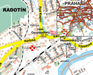 AUTOVIPER Radotn - Mapa